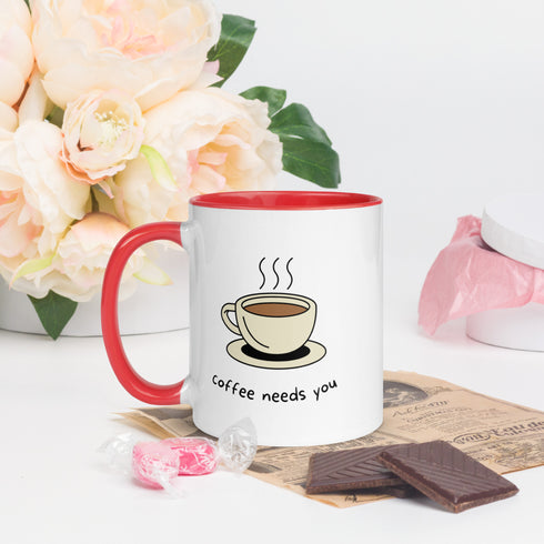The Caffeinator: A Geek’s Best Companion Coffee Mug | Mug with Color Inside